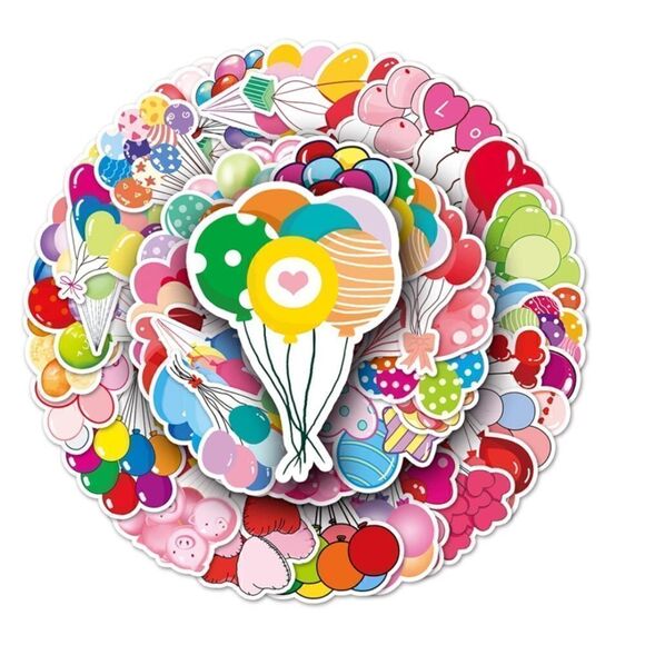 50pc Vinyl Sticker Set  - Picture 1 of 4
